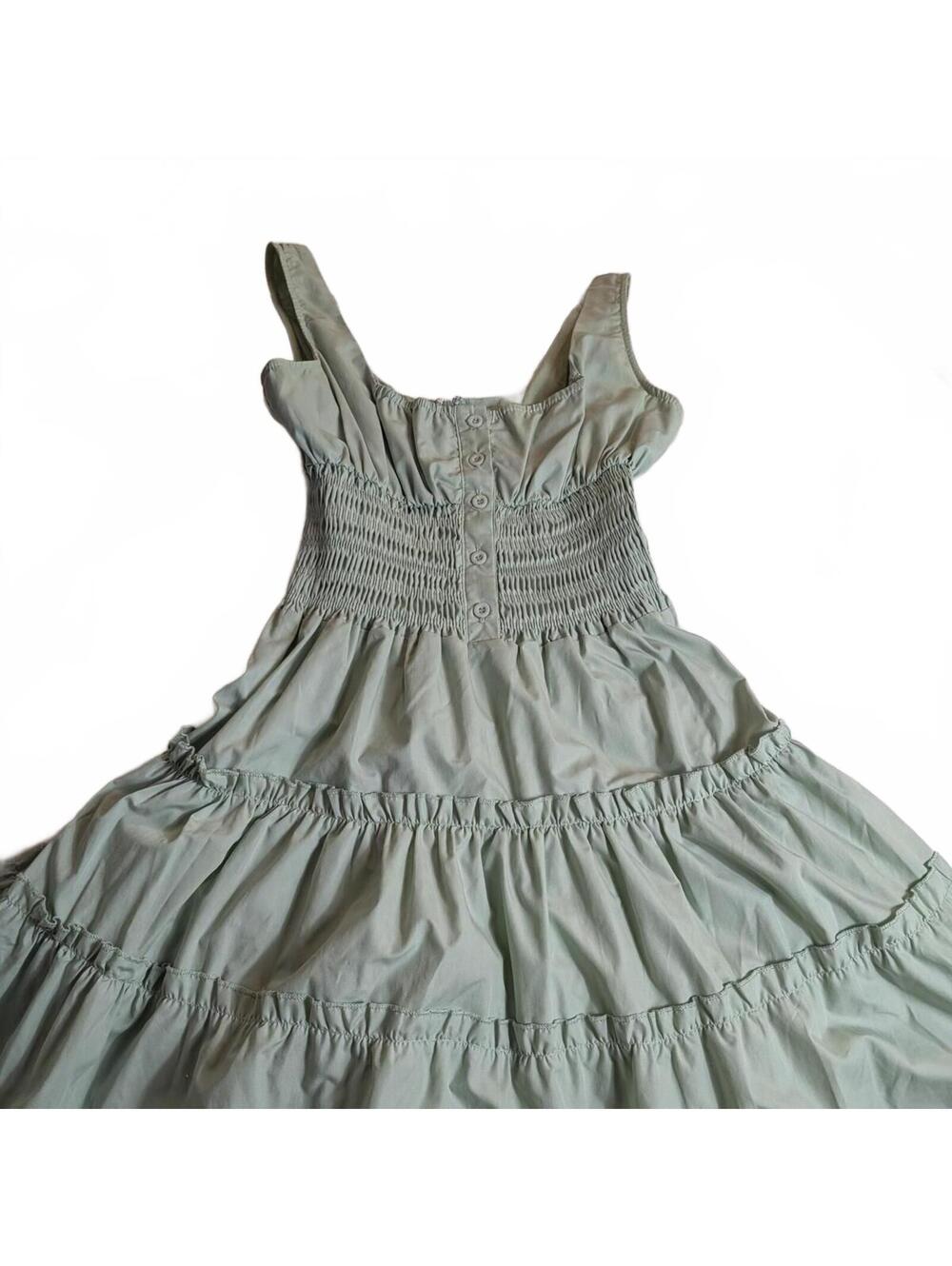 Patel Mint Green Small Coquette Romantic Summer Wedding Emory Park Mini Dress - Picture 2 of 8